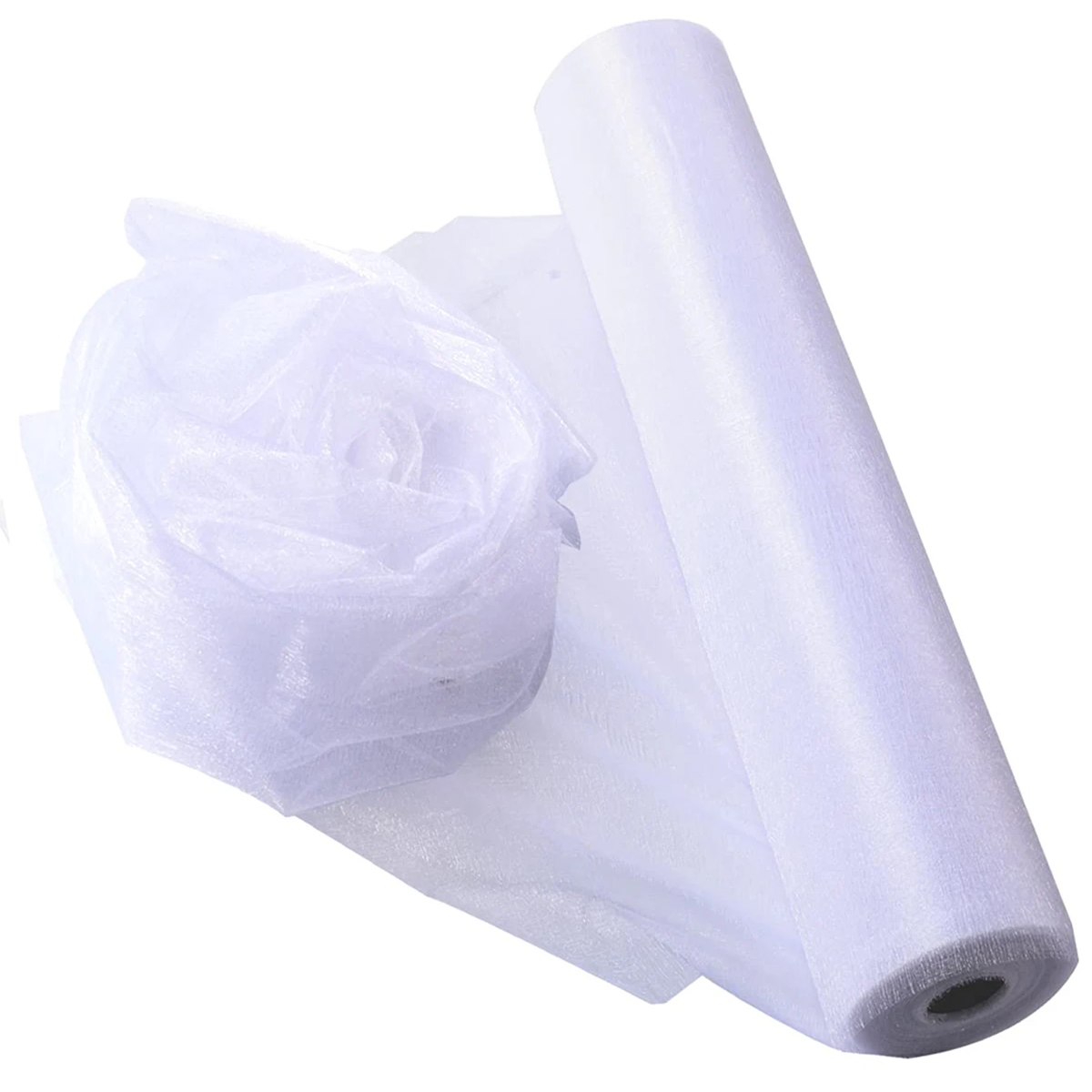 Organza Ribbon Spool - Kain Organza Kristal - 5 Yard
