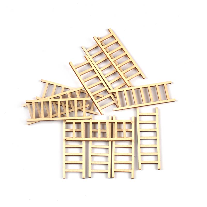 Embellish Craft - 20 buah/Lot 20x60mm tangga alami kayu