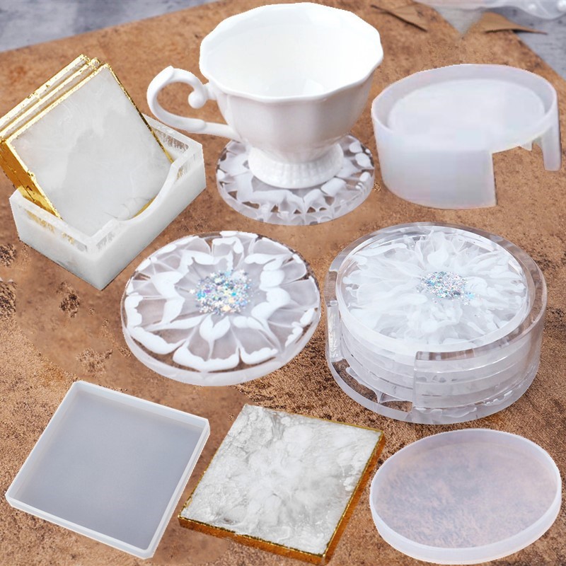 Craft Embellishment Storage - SNASAN Coaster Cup Mat Cetakan Silikon