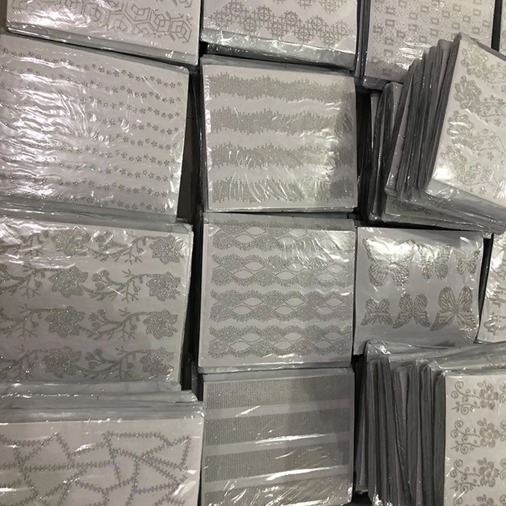 Hotfix Rhinestone Sheet - Grosir Kristal Berlian Imitasi Transfer Berlian