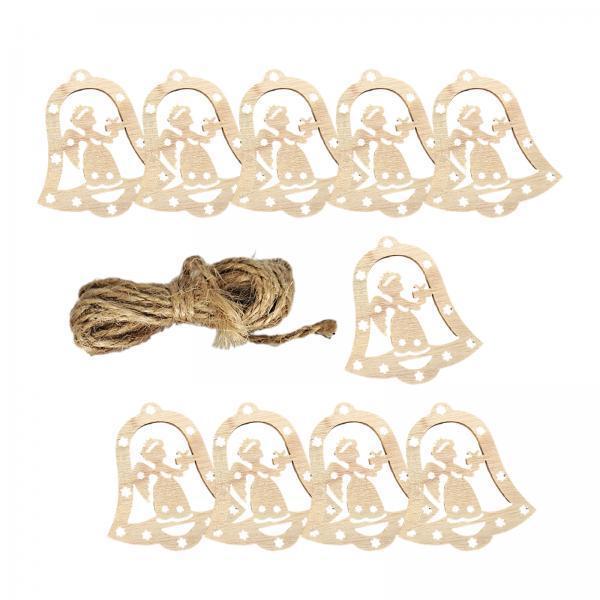 Christmas Craft Embellishment - Potongan Kayu Natal yang Belum Selesai,