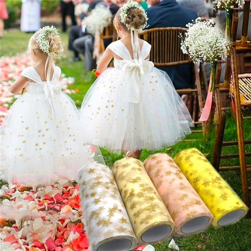 Organza Ribbon Spool - 6 Inch 10Y Tule Roll Organza
