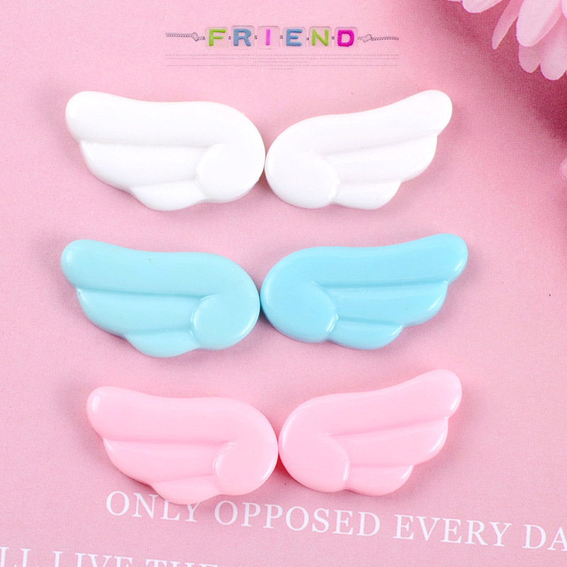 Embellishments For Scrapbooking - 10PCS Kawaii Lucu Sayap Malaikat Flatback