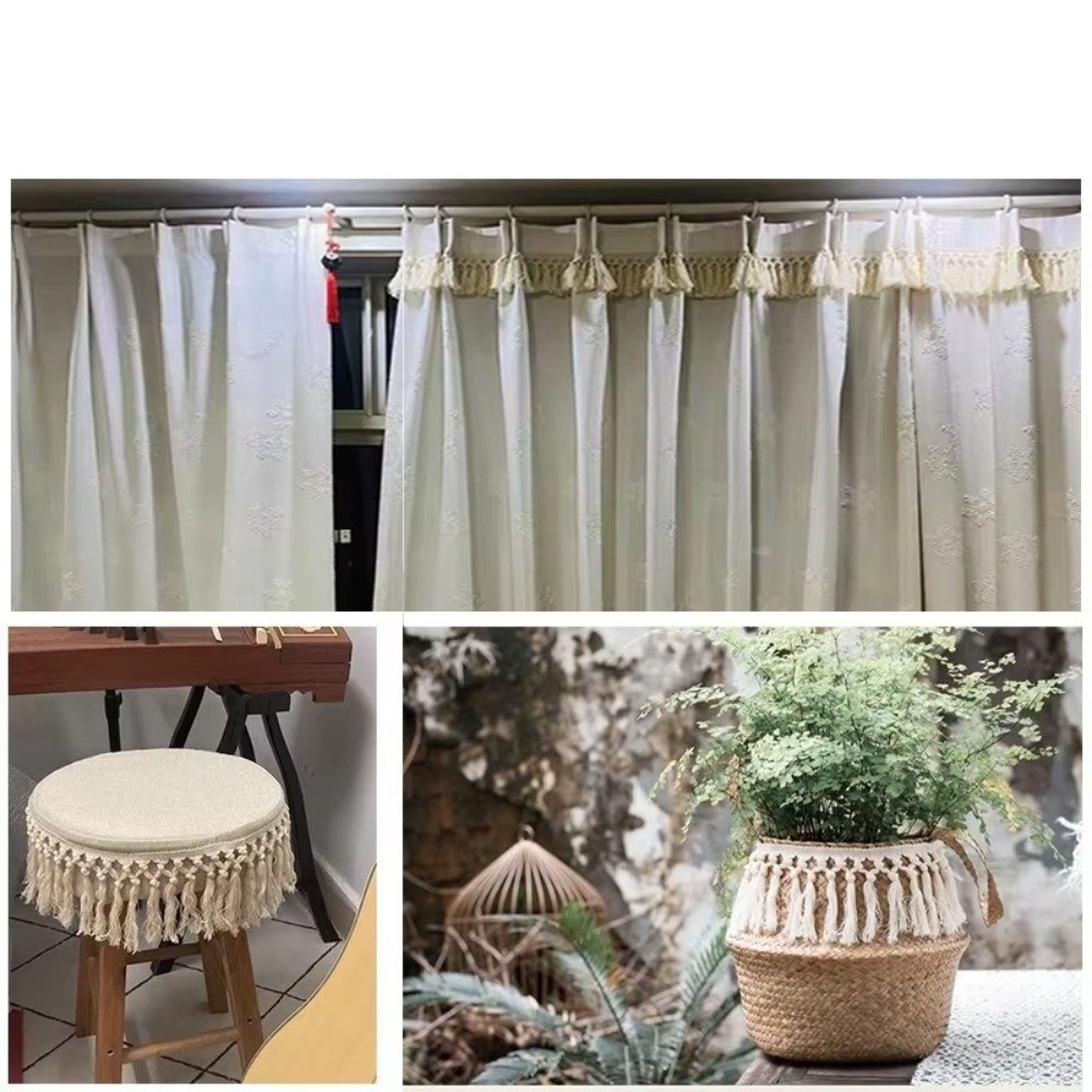 Pita Rumbai Lebar 1 Yard 11cm  - Tassel Fringe Trim ulasan dan harga