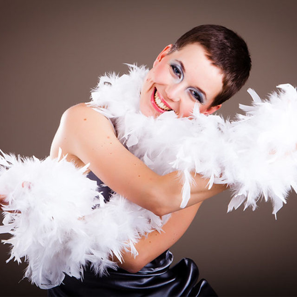 2 Yard Bulu Putih Berbulu Boa  - Feather Trim Marabou ulasan dan harga