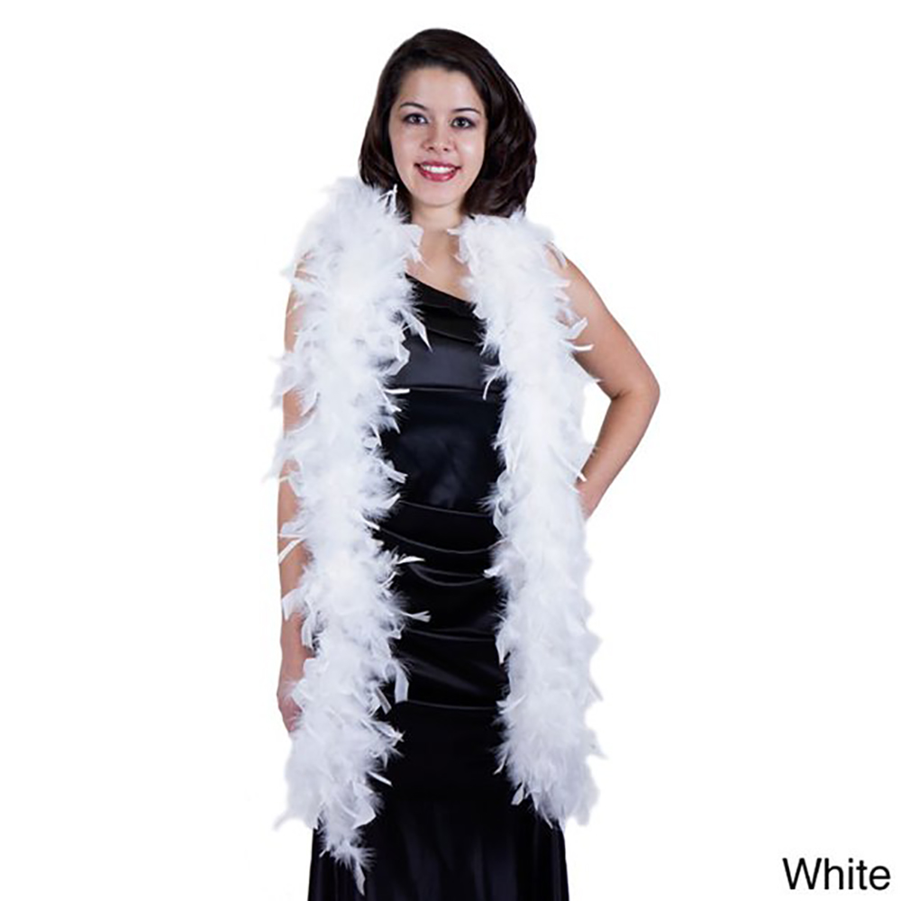 2 Yard Bulu Putih Berbulu Boa  - Feather Trim Marabou ulasan dan harga