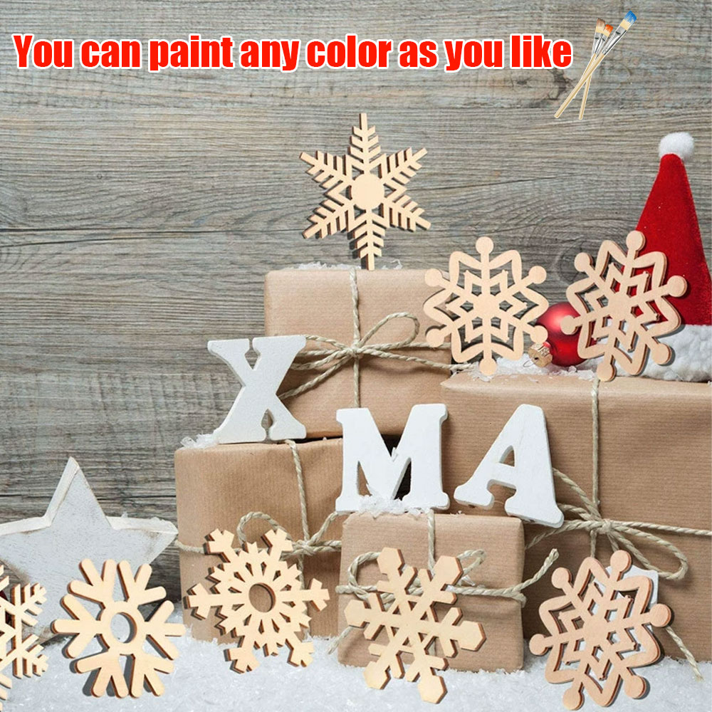 10 Buah Dekorasi Pohon Natal D - Christmas Craft Embellishment ulasan dan harga