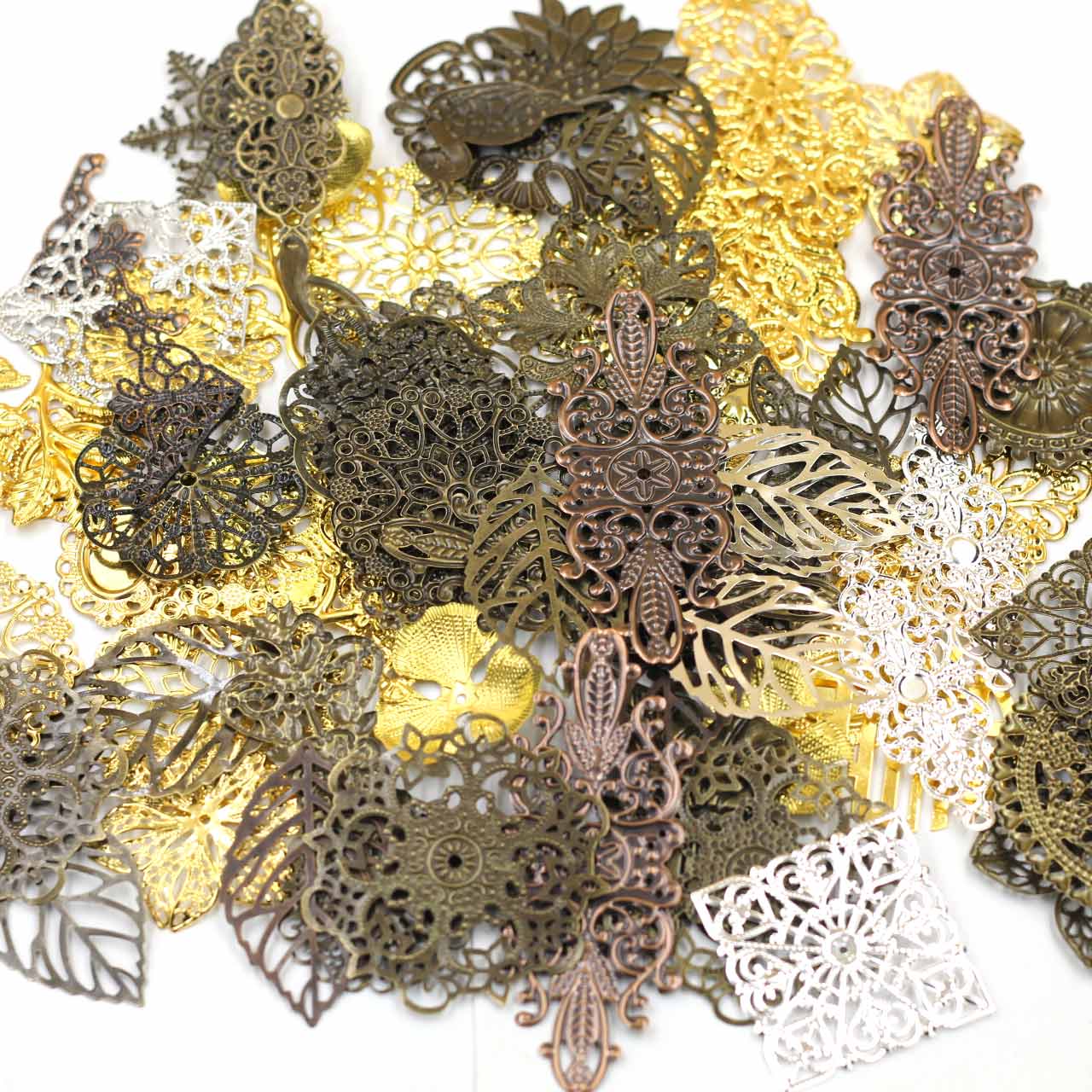 Hiasan Konektor Acak Campuran  - Craft Embellishments ulasan dan harga
