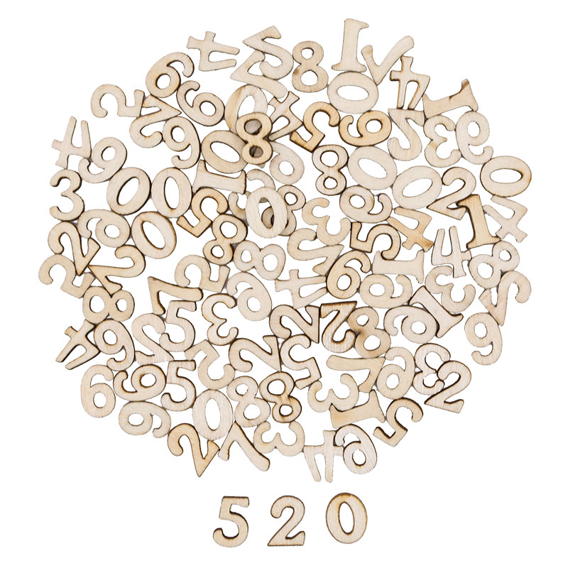 100 buah huruf angka alfabet k - Embellishments For Scrapbooking ulasan dan harga
