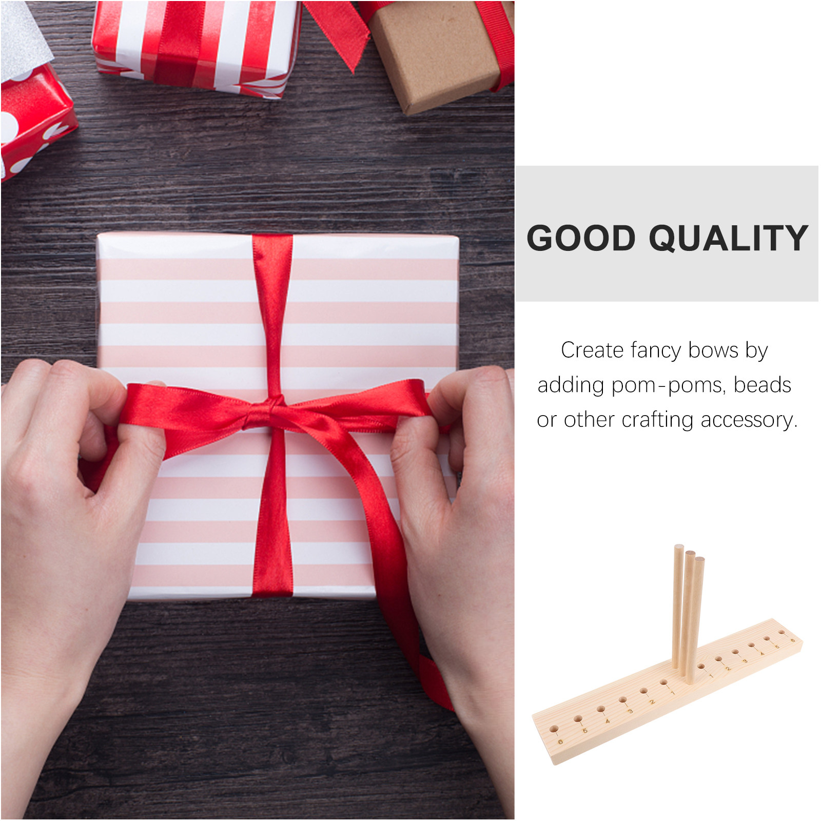 Alat Pembuat Pita Kayu Kreatif - Pom Pom Maker Tool ulasan dan harga