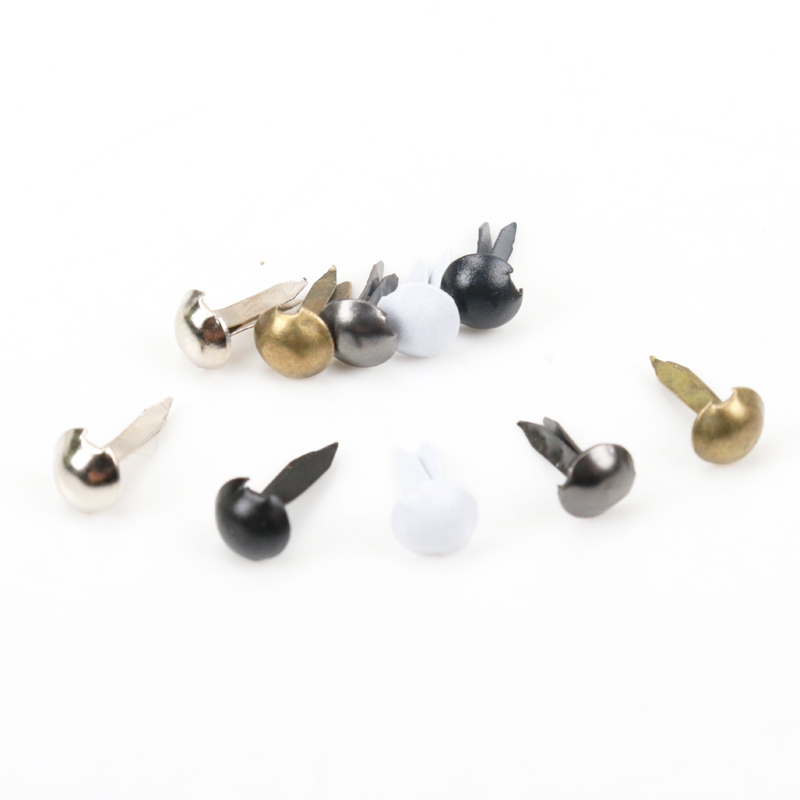 100 Pcs Dicampur Bulat Logam B - Embellishments For Scrapbooking ulasan dan harga
