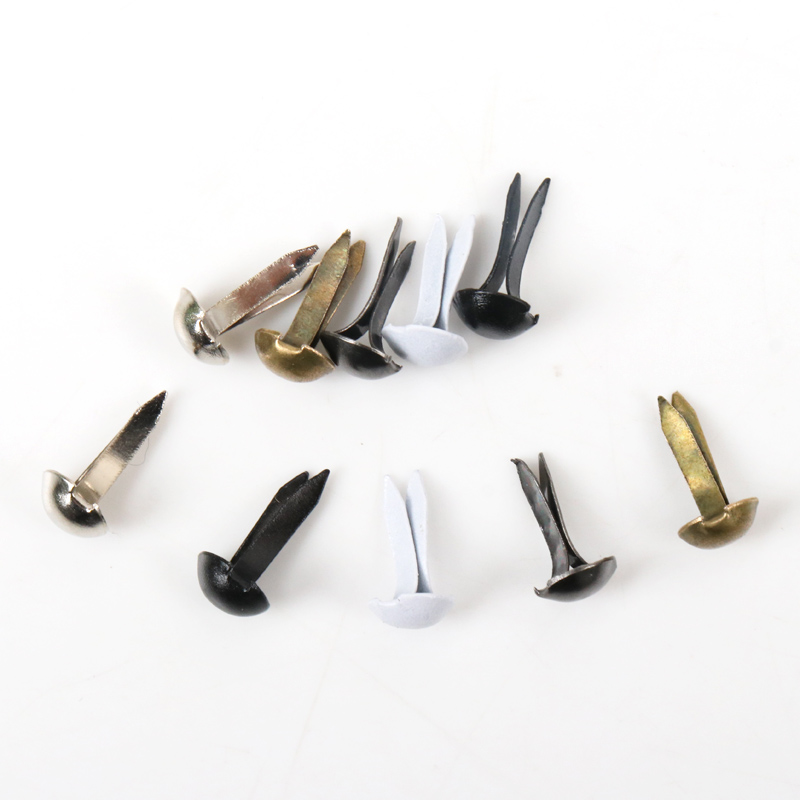 100 Pcs Dicampur Bulat Logam B - Embellishments For Scrapbooking ulasan dan harga