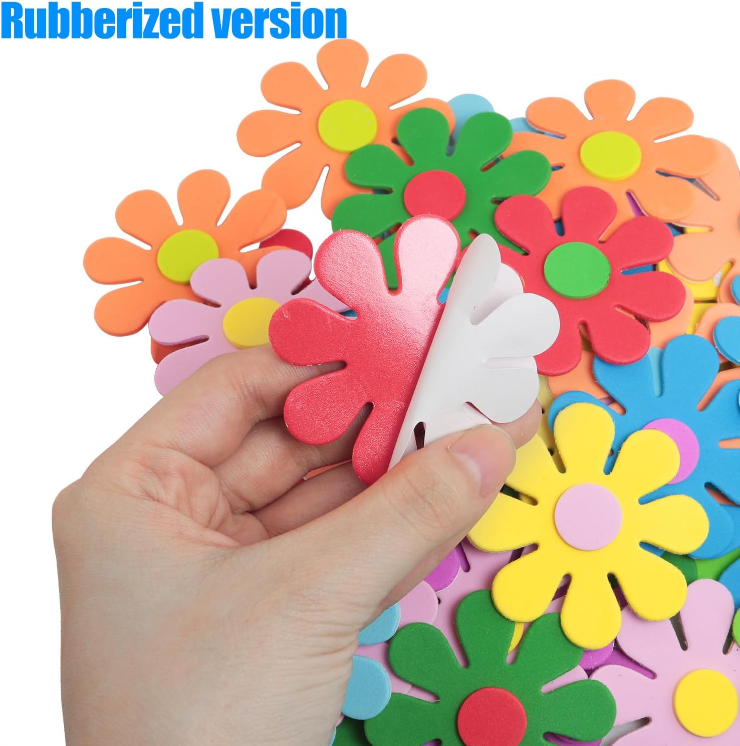 Stiker busa bunga 3D, seni dan - Craft Embellishments ulasan dan harga