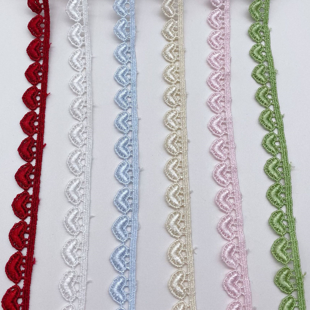 4Yard Sulaman Multiwarna Cinta - Lace Ribbon Trim ulasan dan harga