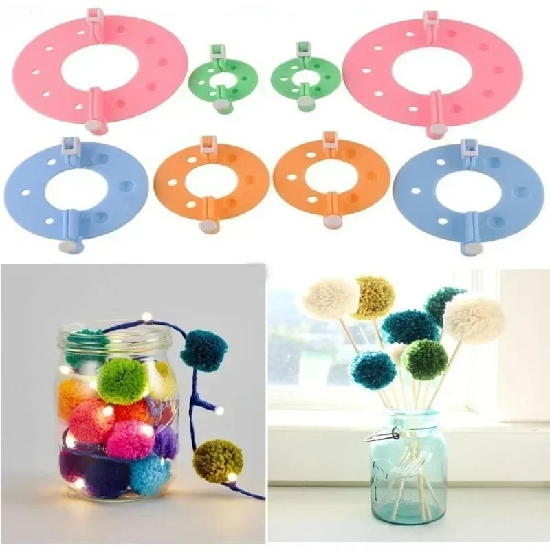 4 Ukuran Pembuat Pompom Alat P - Pom Pom Maker Tool ulasan dan harga