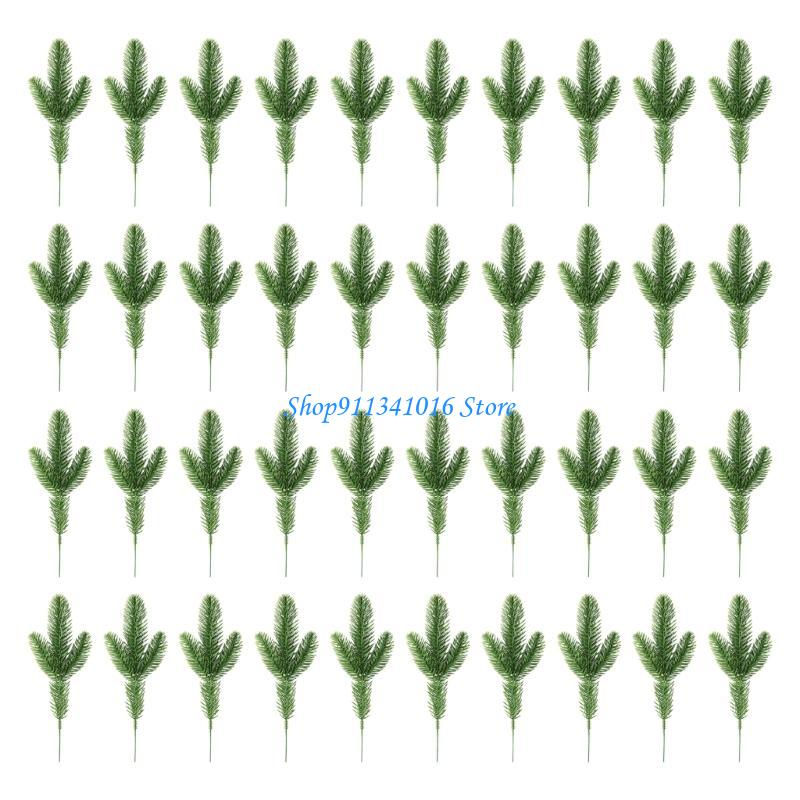 Massal 40 Cabang Pinus Buatan  - Christmas Craft Embellishment ulasan dan harga