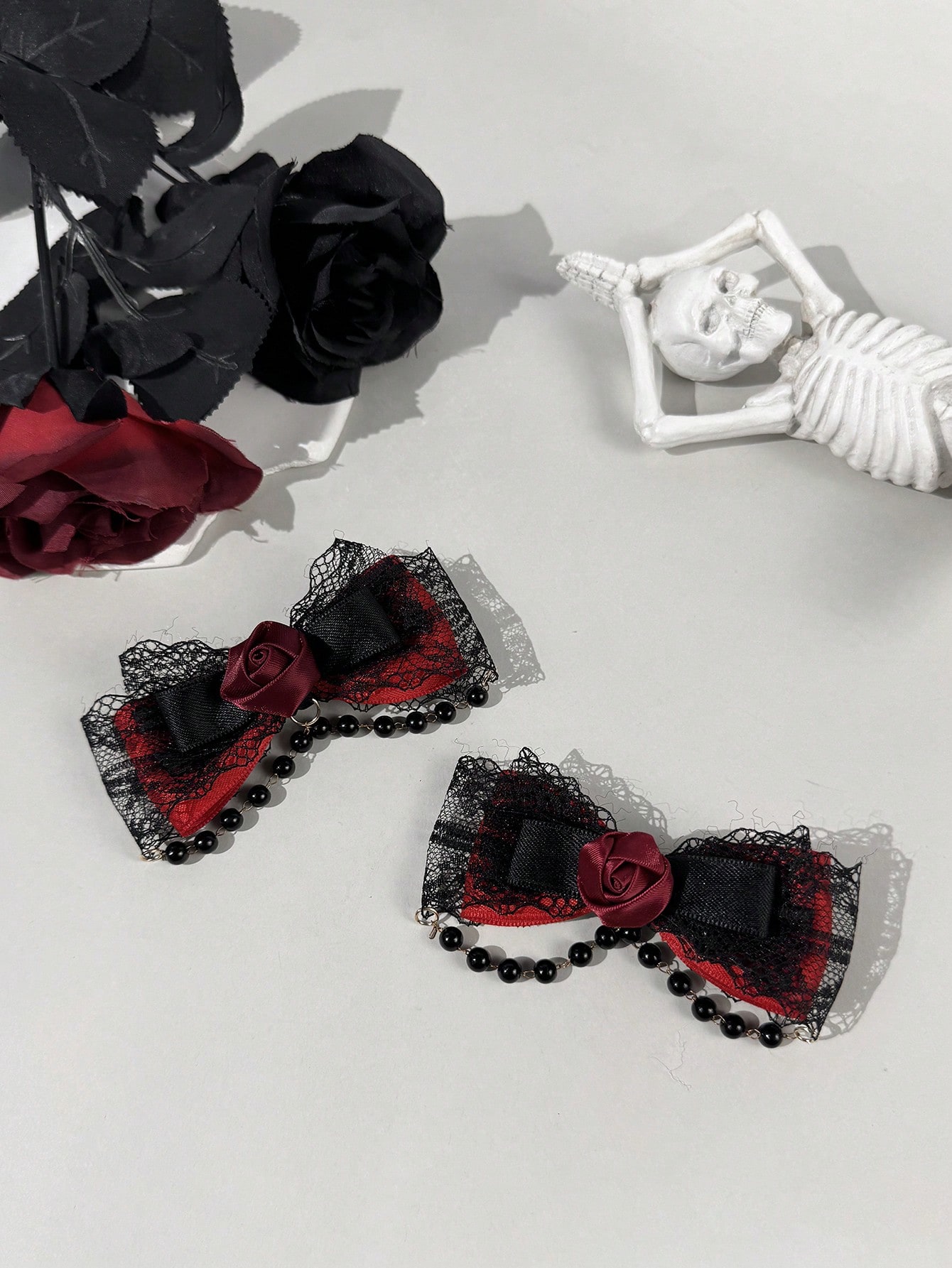 Aksesori pita renda gaya Gotik - Lace Ribbon Trim ulasan dan harga