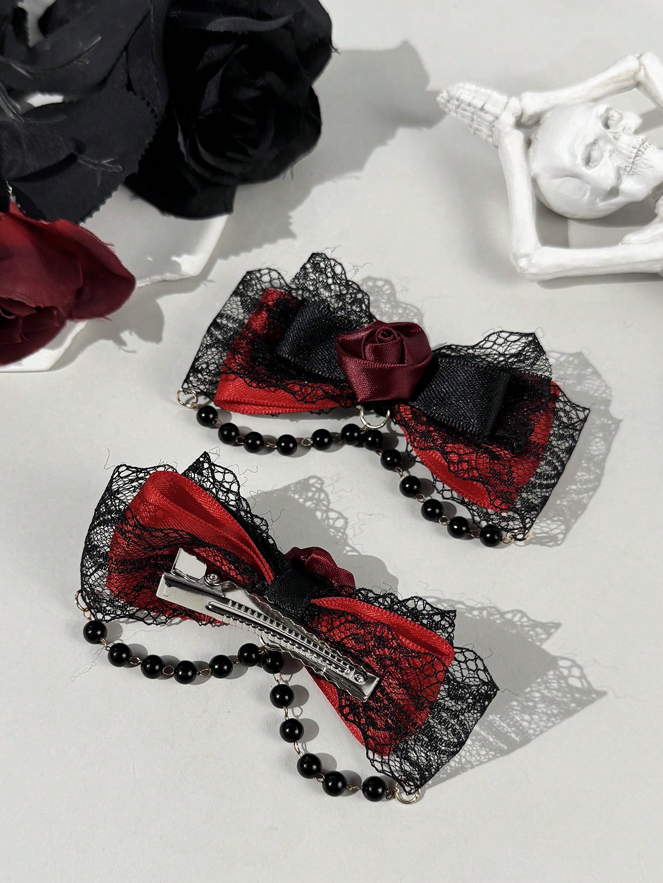 Aksesori pita renda gaya Gotik - Lace Ribbon Trim ulasan dan harga