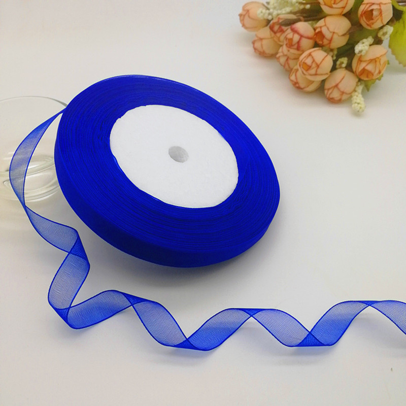 50 yard 10/20/25mm lebar kumpa - Organza Ribbon Spool ulasan dan harga