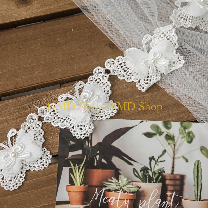 49MD 1 Yard Ikatan Simpul untu - Lace Ribbon Trim ulasan dan harga