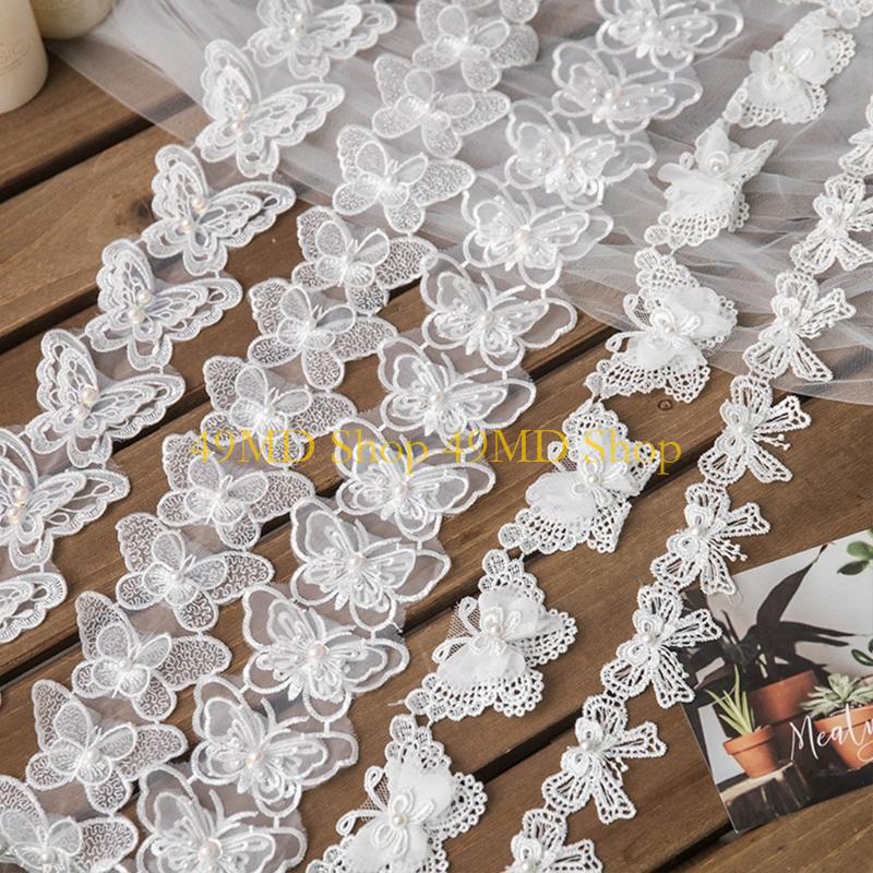 49MD 1 Yard Ikatan Simpul untu - Lace Ribbon Trim ulasan dan harga