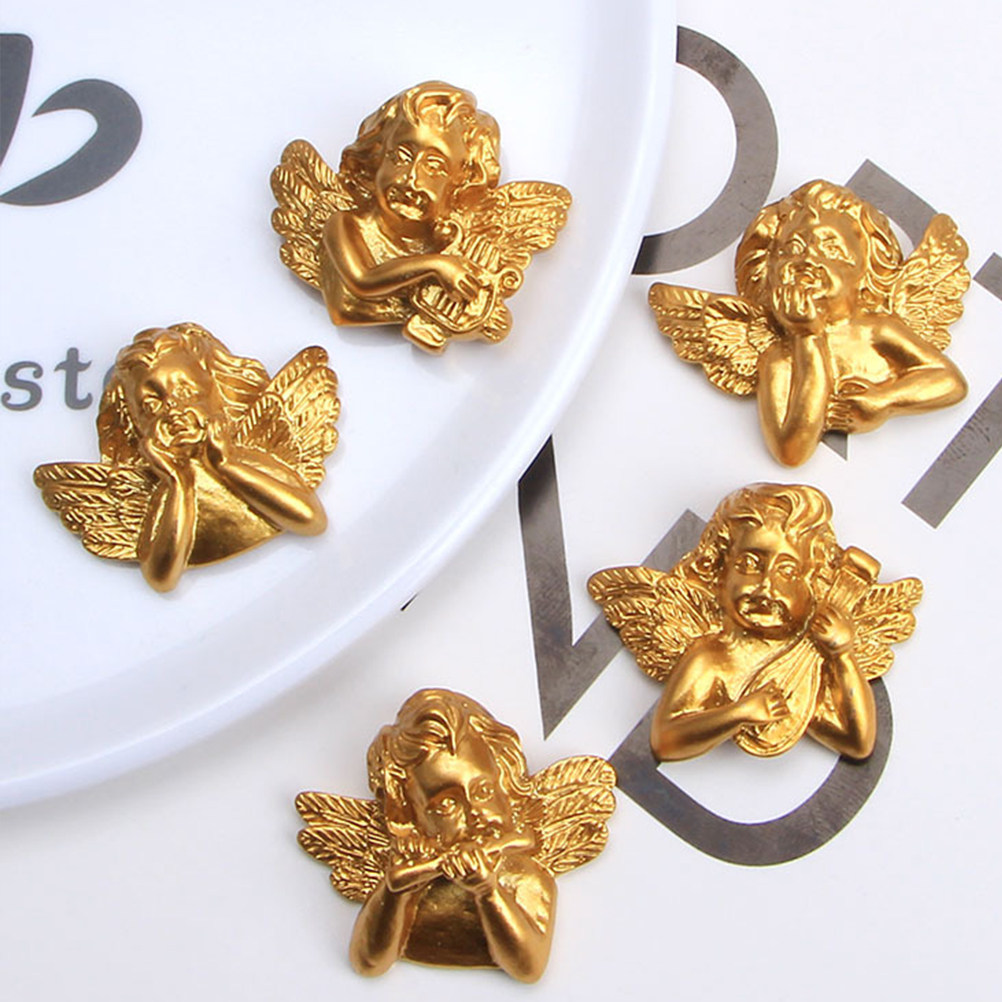 15 Buah Aksesori Malaikat Resi - Craft Embellishment Storage ulasan dan harga