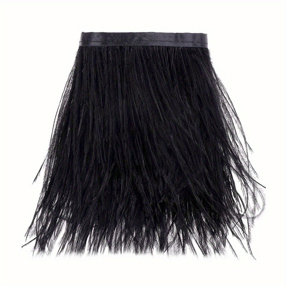 1M 8-10Cm Bulu Burung Unta Hit - Feather Trim Marabou ulasan dan harga