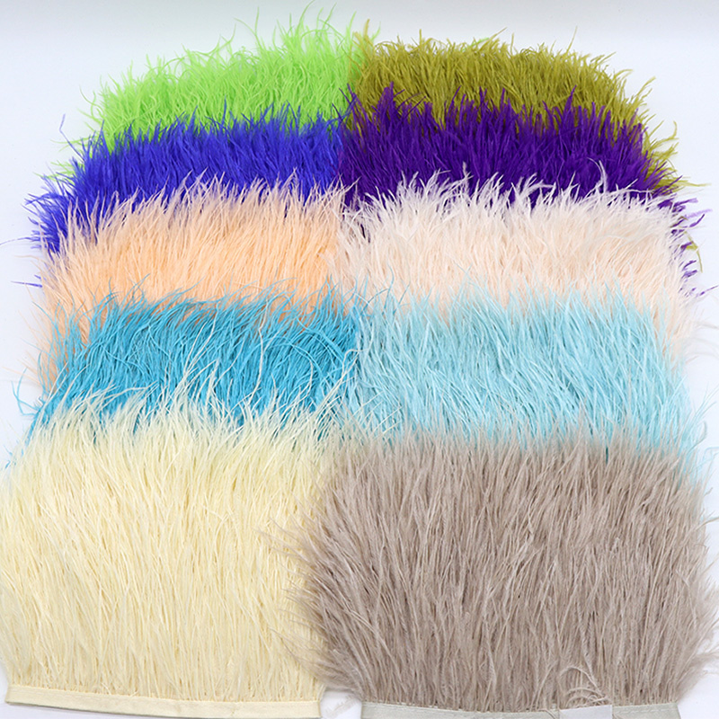 1M 8-10Cm Bulu Burung Unta Hit - Feather Trim Marabou ulasan dan harga