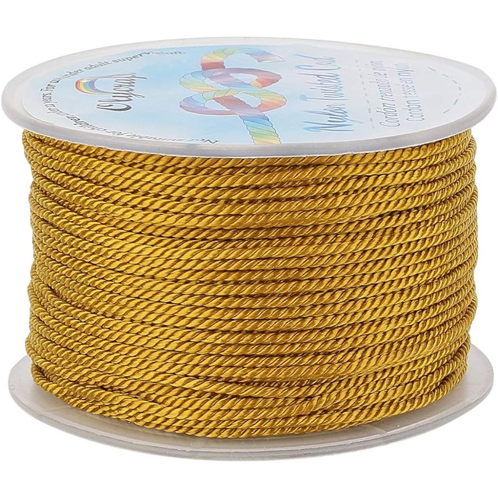 55 yard 1mm kabel nilon Satin  - Cord Trim Twisted ulasan dan harga
