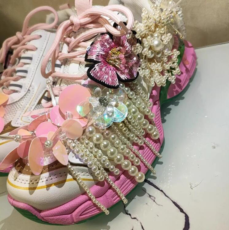 Sepatu Sneakers Wanita Kasual  - Tassel Fringe Trim ulasan dan harga