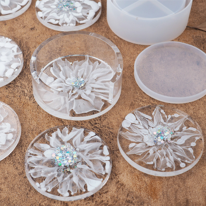 SNASAN Coaster Cup Mat Cetakan - Craft Embellishment Storage ulasan dan harga