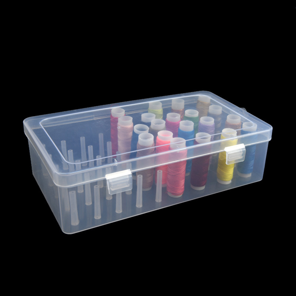 Kotak Benang Jahit Baru 42 Bua - Craft Embellishment Storage ulasan dan harga