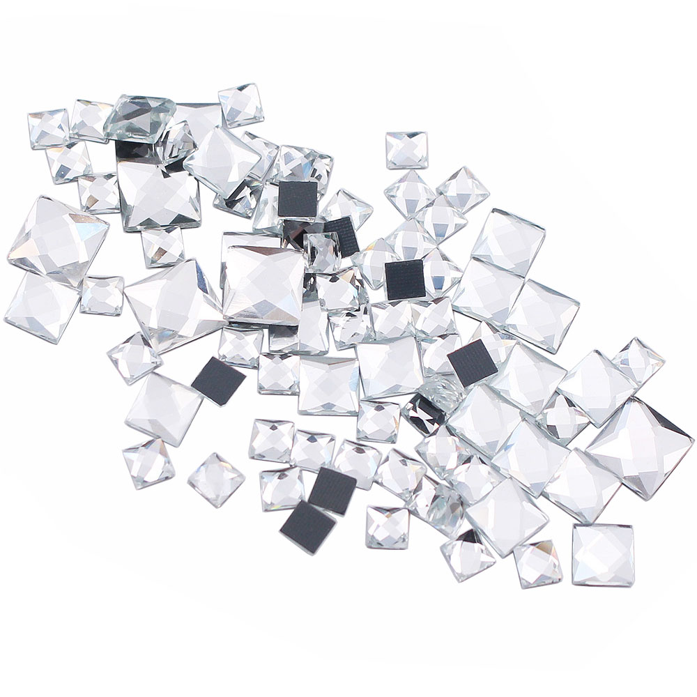 Rhinestone bentuk persegi 5mm  - Hotfix Rhinestone Sheet ulasan dan harga