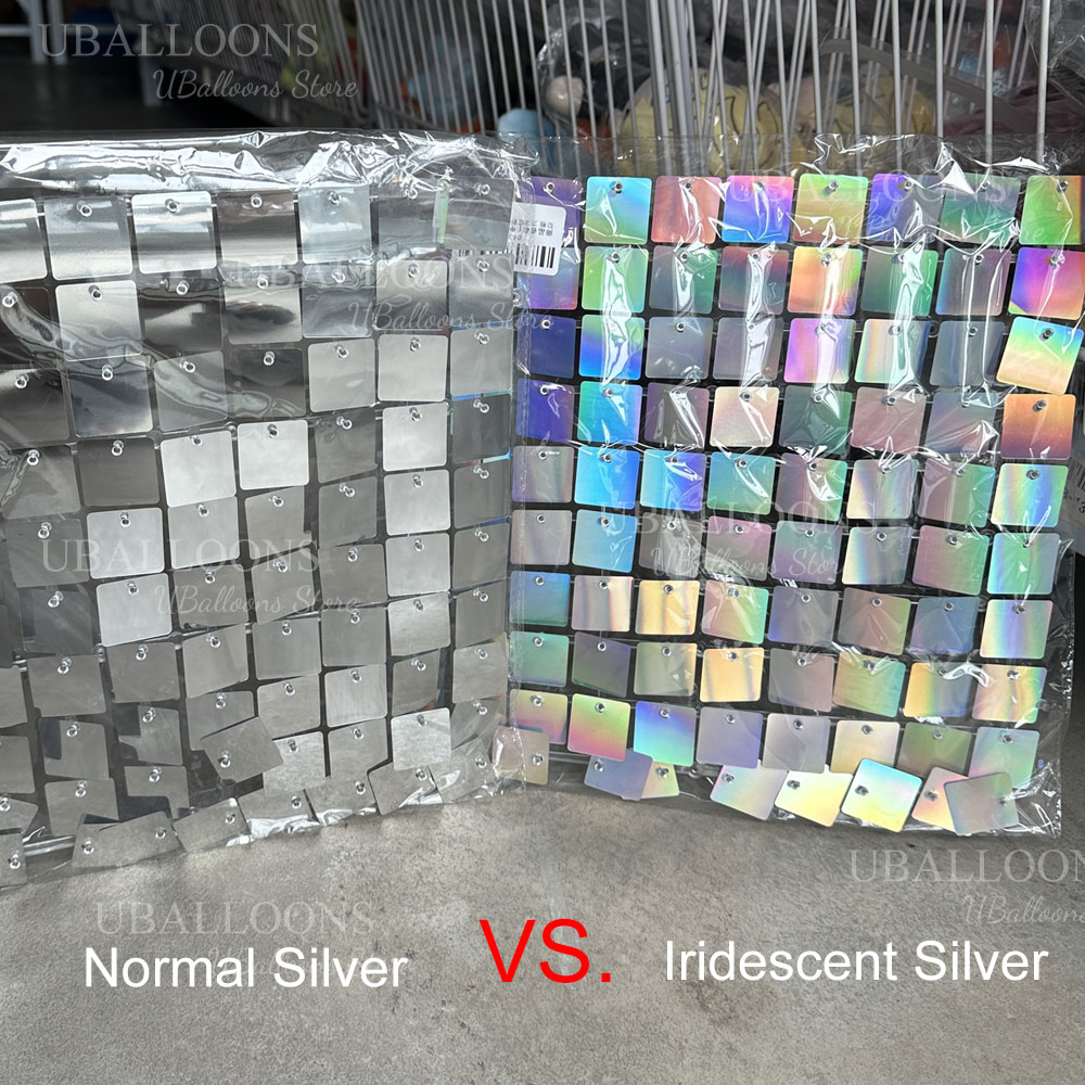 Panel Dinding Berkilau Perak W - Sequin Fabric Panel ulasan dan harga