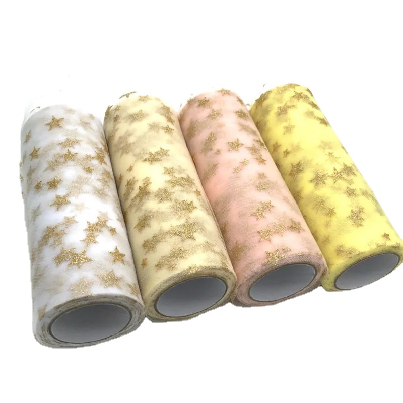 6 Inch 10Y Tule Roll Organza B - Organza Ribbon Spool ulasan dan harga