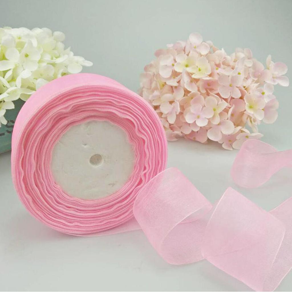Pita Organza Tipis Besar, Pita - Organza Ribbon Spool ulasan dan harga