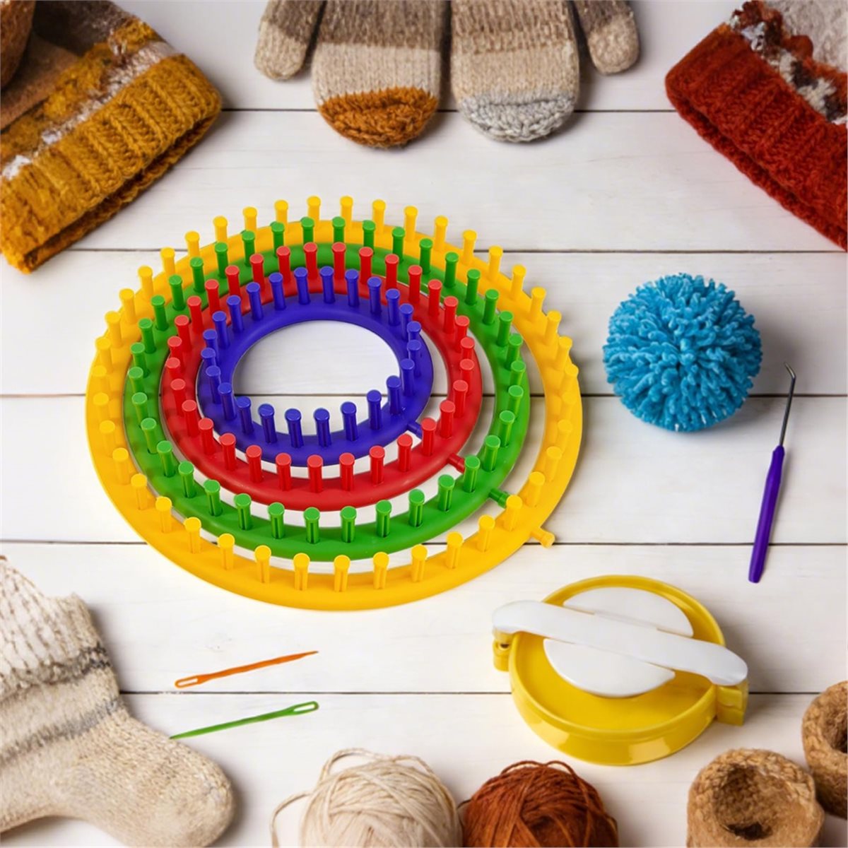 Perlengkapan Rajut Ringan deng - Pom Pom Maker Tool ulasan dan harga