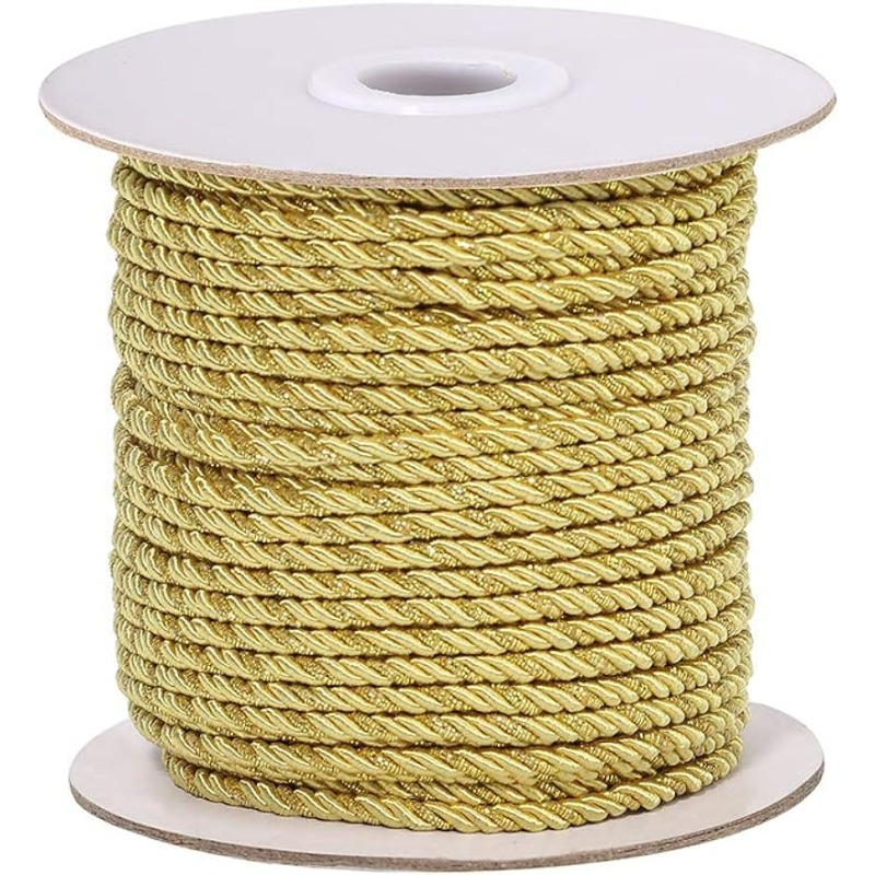 Tali kabel Pilin logam 3mm / 3 - Cord Trim Twisted ulasan dan harga