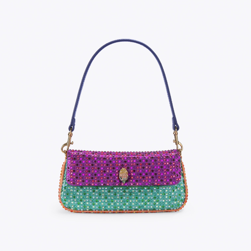 Tas Selempang Mewah Wanita Mer - Sequin Fabric Panel ulasan dan harga