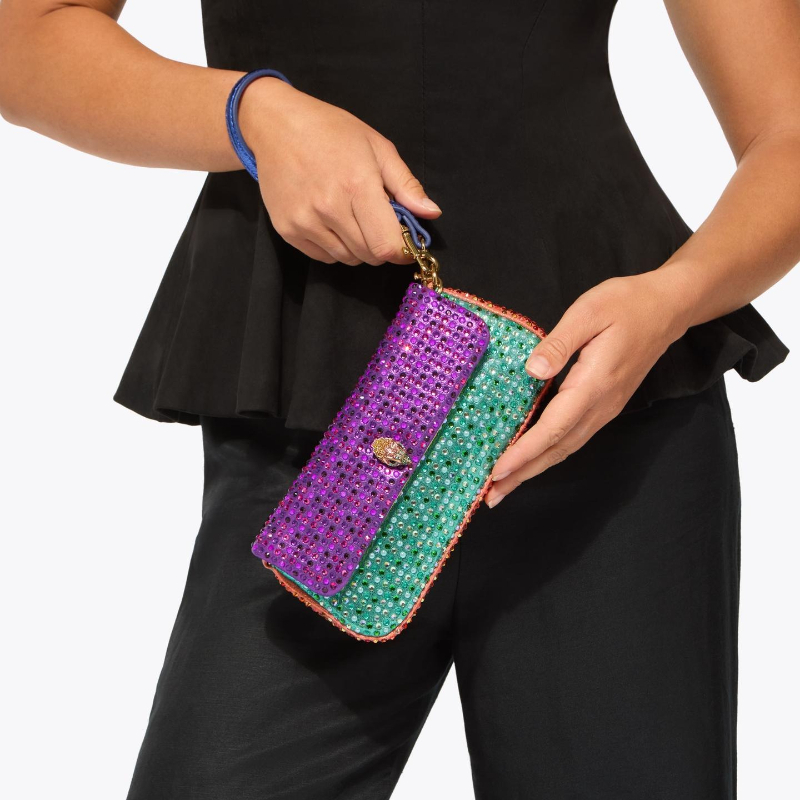 Tas Selempang Mewah Wanita Mer - Sequin Fabric Panel ulasan dan harga