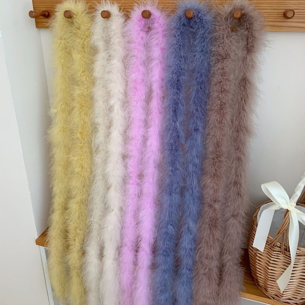 2 Meter Bulu Marabou Imitasi u - Feather Trim Marabou ulasan dan harga