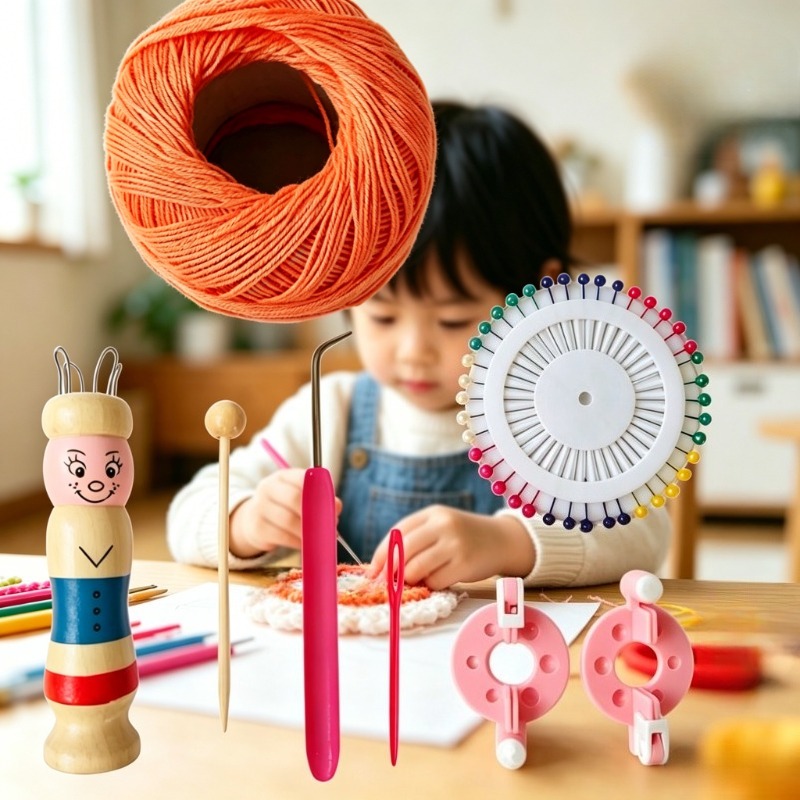 Alat Rajut Boneka Kayu French  - Pom Pom Maker Tool ulasan dan harga