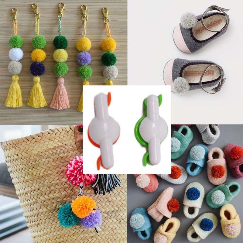 D8KF 2 Buah Pembuat Pom-Pom un - Pom Pom Maker Tool ulasan dan harga