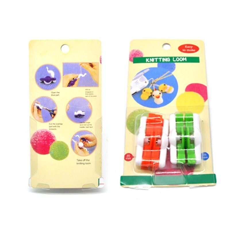 D8KF 2 Buah Pembuat Pom-Pom un - Pom Pom Maker Tool ulasan dan harga