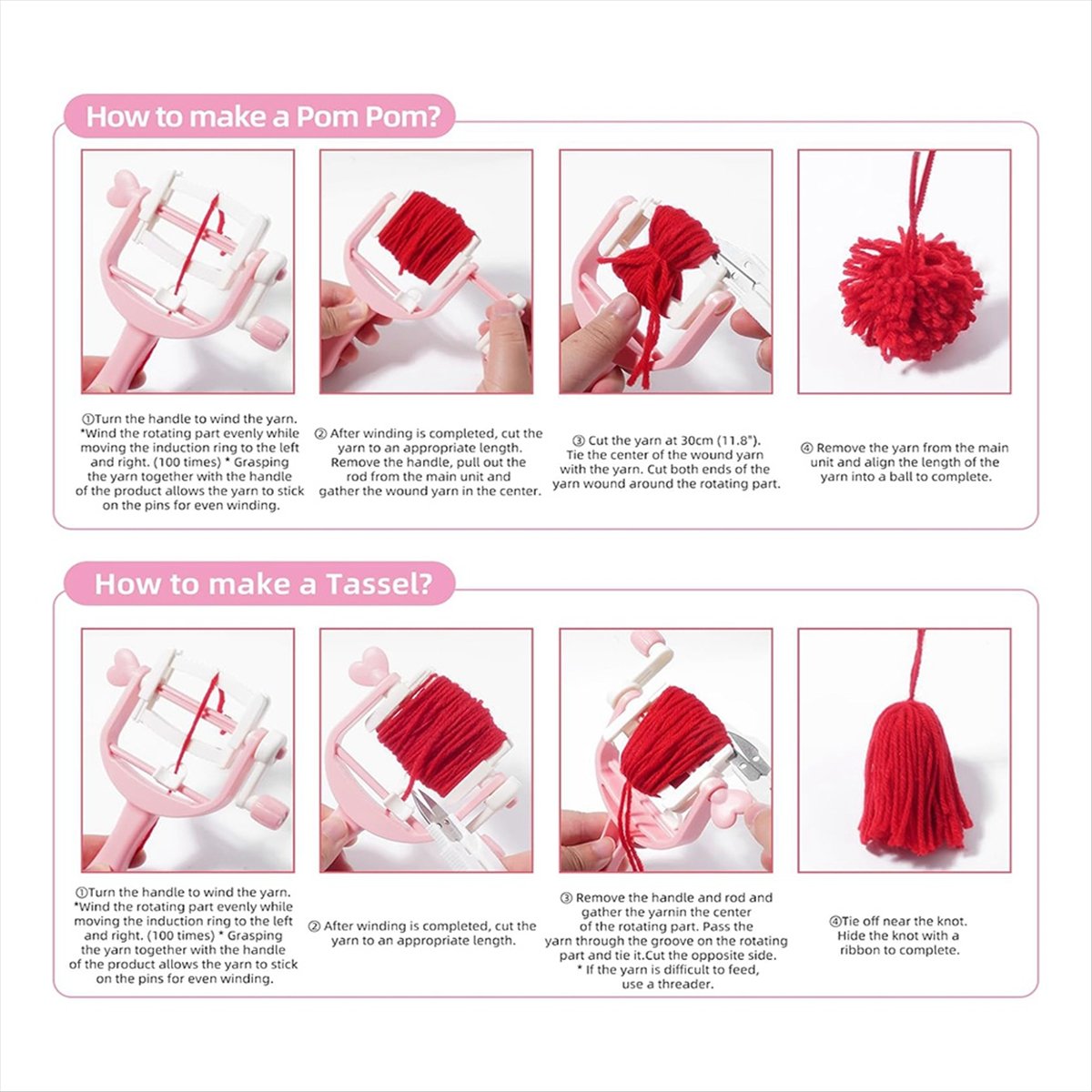 Alat Pembuat Pom-Pom KSOL deng - Pom Pom Maker Tool ulasan dan harga
