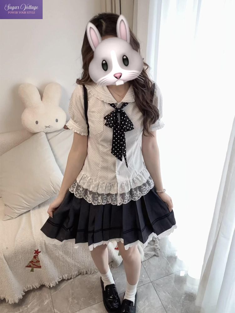 Set 2 Potong Coquette Manis Te - Elastic Lace Trim ulasan dan harga