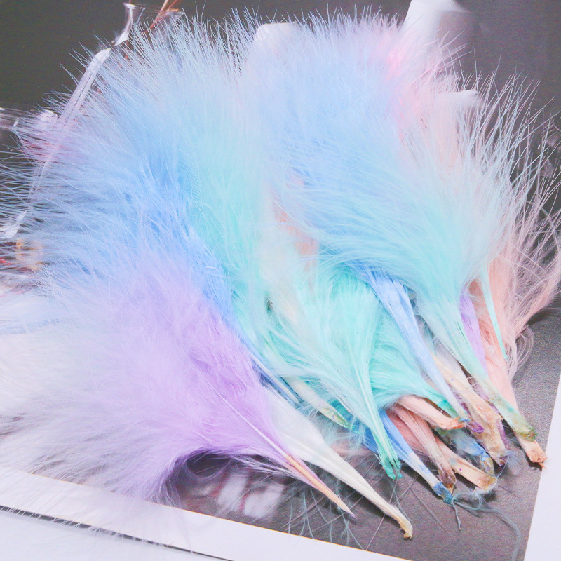 8-12Cm Berwarna Plum Turki Ala - Feather Trim Marabou ulasan dan harga