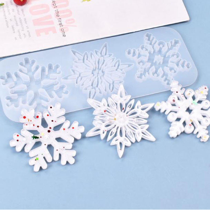 Cetakan Silikon Ornamen Keping - Christmas Craft Embellishment ulasan dan harga