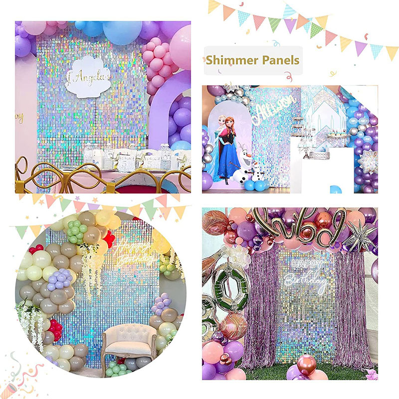Panel Dinding Berkilau Laser M - Sequin Fabric Panel ulasan dan harga