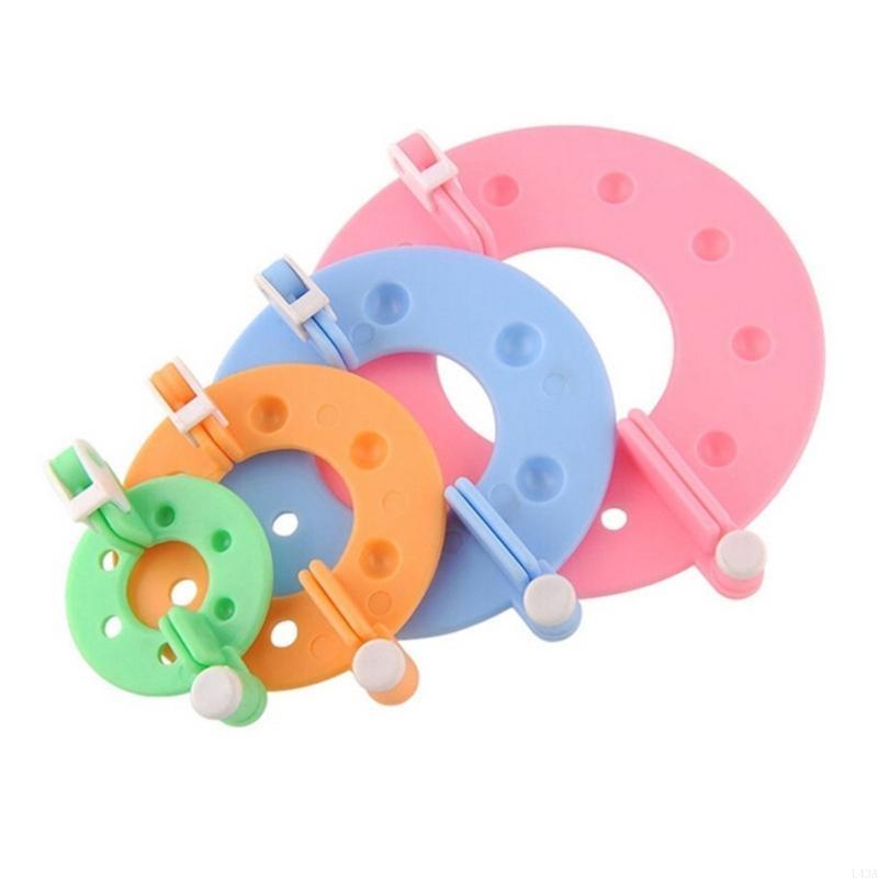 L43A 4 Buah Alat Rajut Benang  - Pom Pom Maker Tool ulasan dan harga